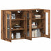 Mobilier cu Montaj pe Perete 2 pcs Lemn vechi 69.5 x 34 x 90 cm - WALTI WALTI