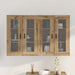 Mobilier cu Montaj pe Perete 2 pcs stejar artizanal - WALTI WALTI