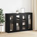 Mobilier cu Montaj pe Perete 2 pcs Stejar negru - WALTI WALTI