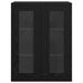 Mobilier cu Montaj pe Perete 2 pcs Stejar negru - WALTI WALTI