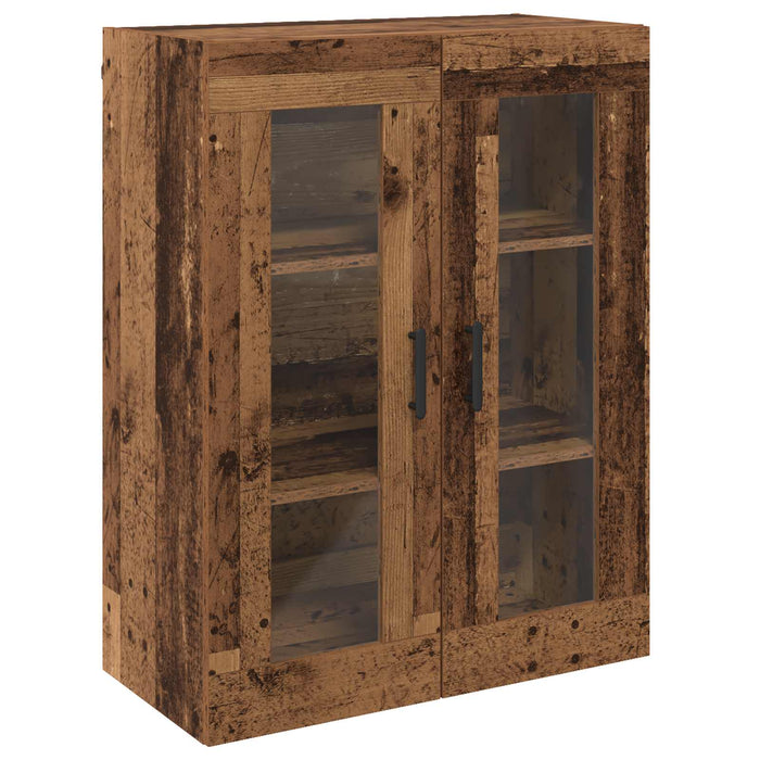 Mobilier cu Montaj pe Perete 2 pcs Lemn vechi 69,5 x 34 x 90 cm - WALTI WALTI