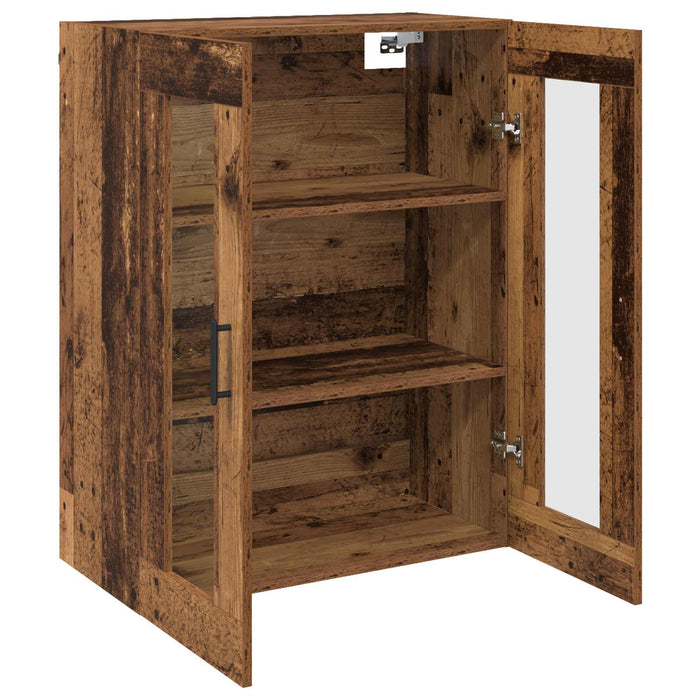 Mobilier cu Montaj pe Perete 2 pcs Lemn vechi 69,5 x 34 x 90 cm - WALTI WALTI