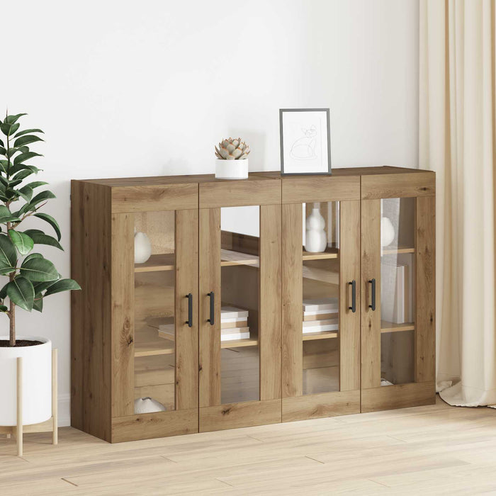 Mobilier cu Montaj pe Perete 2 pcs stejar artizanal - WALTI WALTI