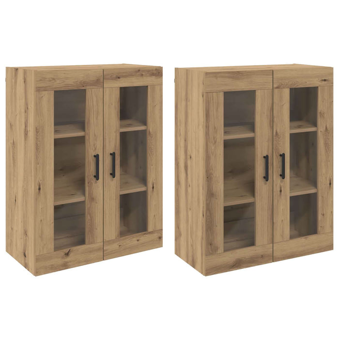 Mobilier cu Montaj pe Perete 2 pcs stejar artizanal - WALTI WALTI