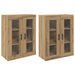 Mobilier cu Montaj pe Perete 2 pcs stejar artizanal - WALTI WALTI