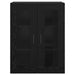 Mobilier cu Montaj pe Perete 2 pcs Stejar negru - WALTI WALTI