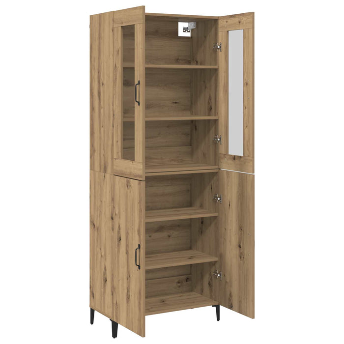 Bufet 2 pcs Stejar Artizanal Lemn compozit - WALTI WALTI