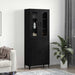 Bufet 2 pcs Stejar Negru Lemn compozit - WALTI WALTI