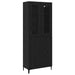 Bufet 2 pcs Stejar Negru Lemn compozit - WALTI WALTI