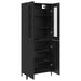 Bufet 2 pcs Stejar Negru Lemn compozit - WALTI WALTI
