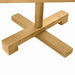 Brad de Crăciun din lemn Maro 150 cm Lemn masiv de pin - WALTI WALTI