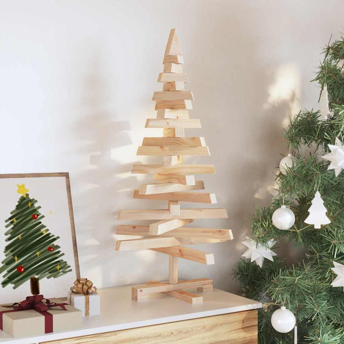 Brazi de Crăciun KOTKA 90 cm Lemn masiv de pin natural WALTI