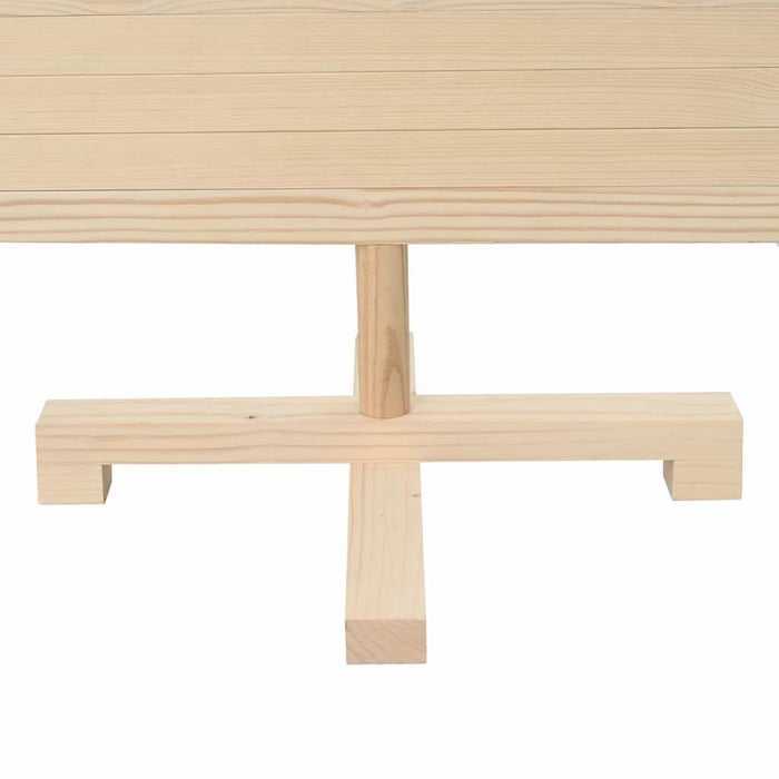 Brazi de Crăciun cu suport natural 120 cm Lemn masiv de pin - WALTI WALTI