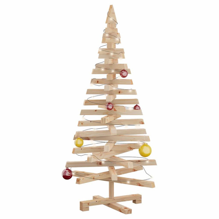 Brazi de Crăciun cu suport natural 120 cm Lemn masiv de pin - WALTI WALTI