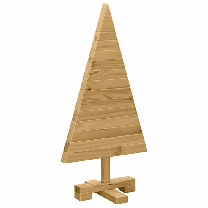 Brazi de Crăciun cu suport Maro 60 cm Lemn masiv de pin - WALTI WALTI