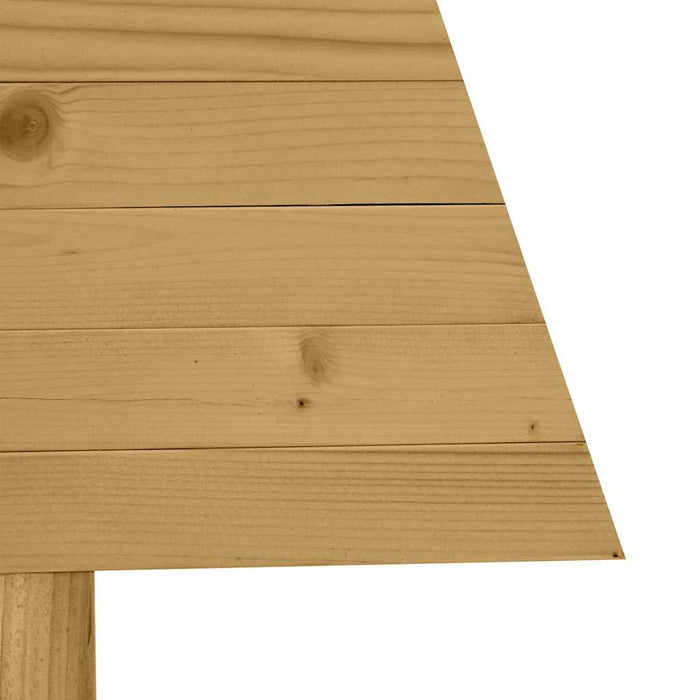 Brazi de Crăciun cu suport Maro 90 cm Lemn masiv de pin - WALTI WALTI
