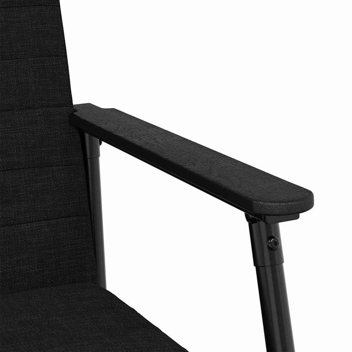 fotoliu Negru 59 x 75 x 78 cm țesătură - WALTI WALTI