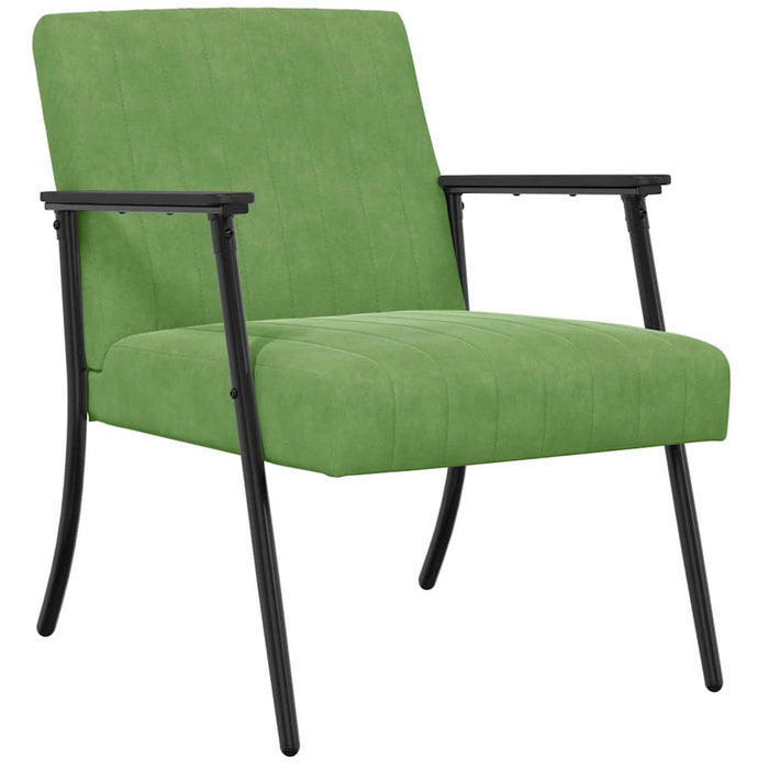 fotoliu Verde deschis 59 x 75 x 78 cm Catifea - WALTI WALTI