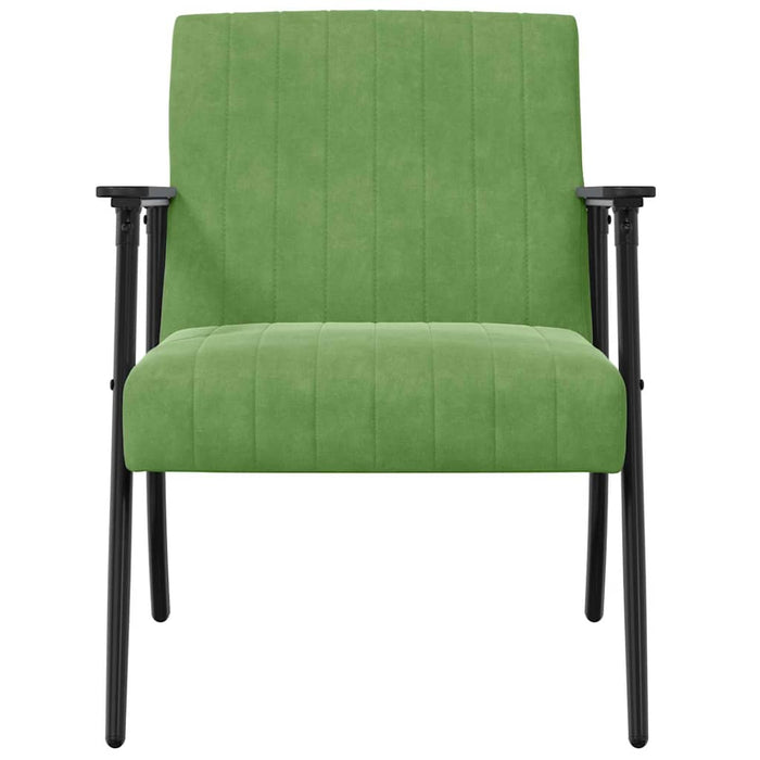fotoliu Verde deschis 59 x 75 x 78 cm Catifea - WALTI WALTI