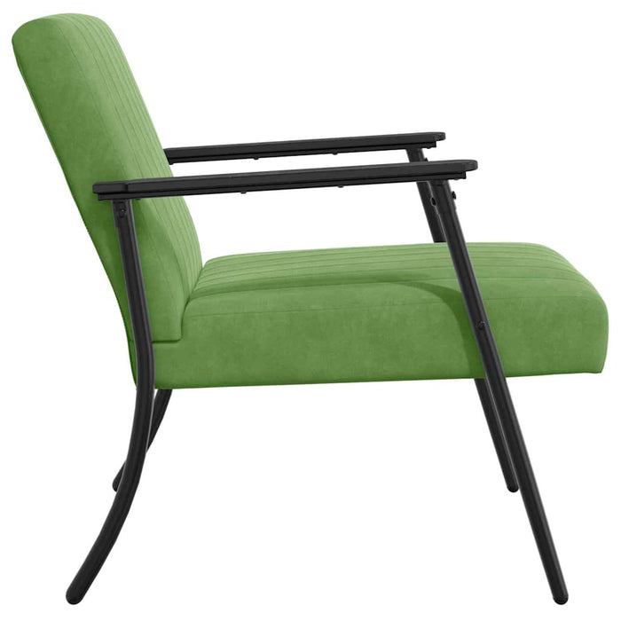 fotoliu Verde deschis 59 x 75 x 78 cm Catifea - WALTI WALTI