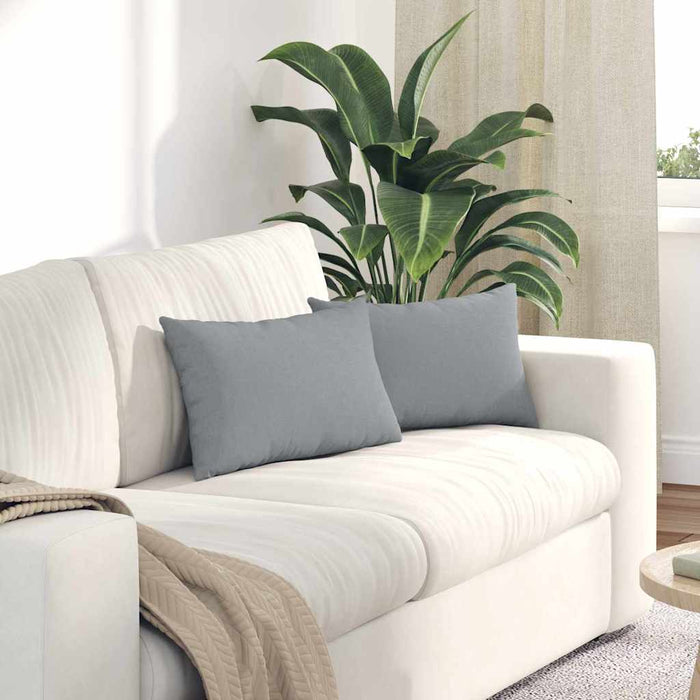 Perne pentru canapea 2 pcs Gri deschis 50 x 30 cm țesătură - WALTI WALTI