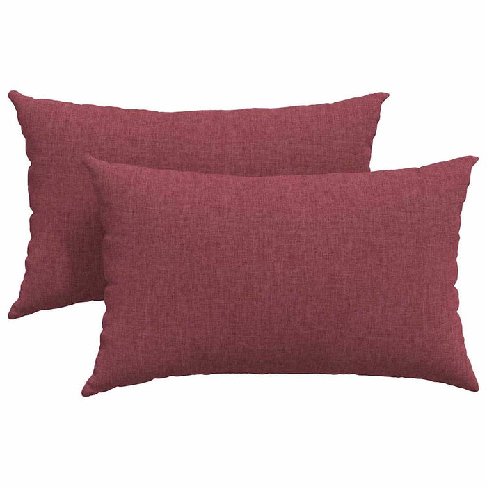 Perne pentru canapea 2 pcs Roșu Vin 50 x 30 cm țesătură - WALTI WALTI