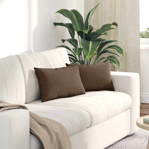 Perne pentru canapea 2 pcs Maro 50 x 30 cm țesătură - WALTI WALTI