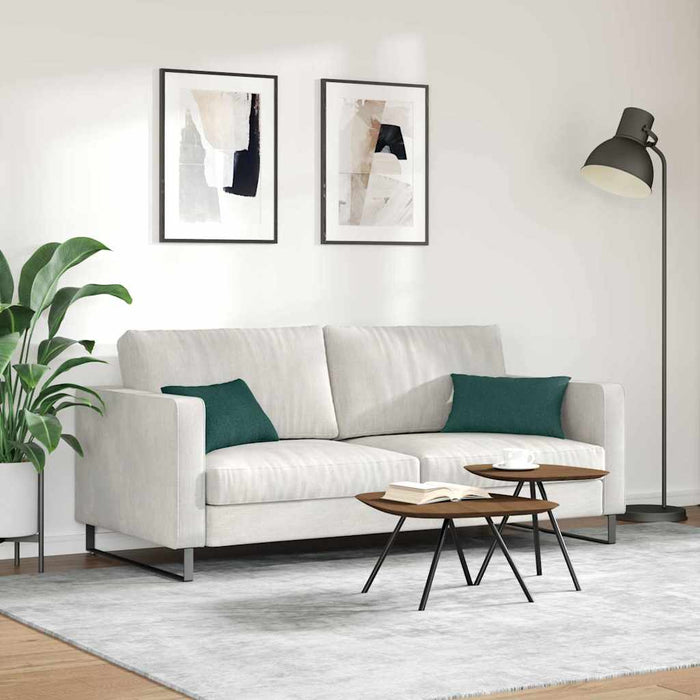 Perne pentru canapea 2 pcs Verde închis 50 x 30 cm țesătură - WALTI WALTI