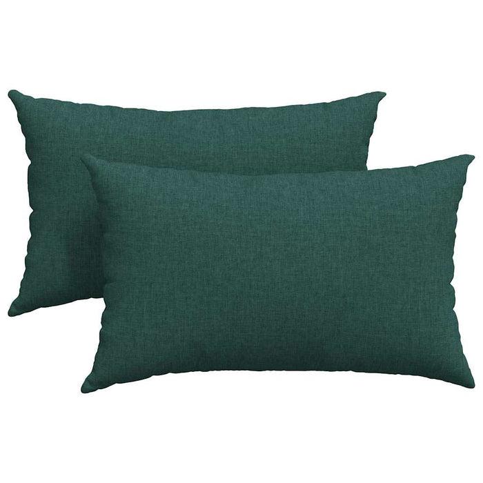Perne pentru canapea 2 pcs Verde închis 50 x 30 cm țesătură - WALTI WALTI