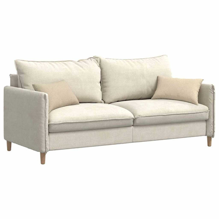 Perne pentru canapea 2 pcs Crem 50 x 30 cm țesătură - WALTI WALTI