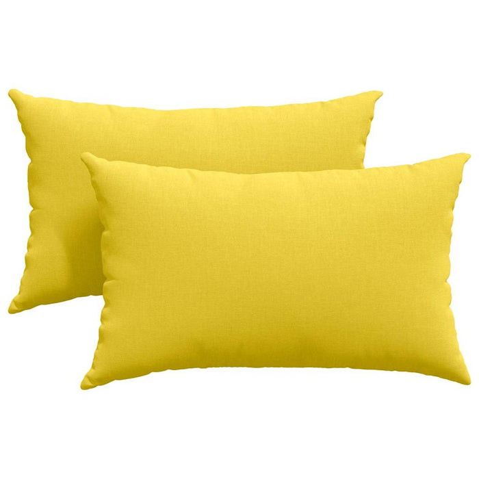 Perne pentru canapea 2 pcs Galben Deschis 50 x 30 cm țesătură - WALTI WALTI