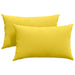 Perne pentru canapea 2 pcs Galben Deschis 50 x 30 cm țesătură - WALTI WALTI