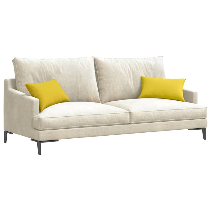 Perne pentru canapea 2 pcs Galben Deschis 50 x 30 cm țesătură - WALTI WALTI