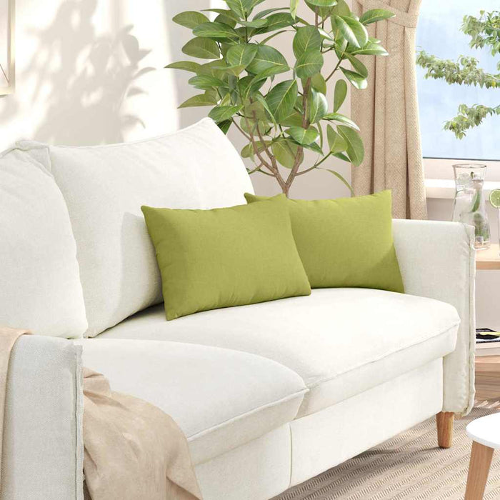 Perne pentru canapea 2 pcs Verde deschis 50 x 30 cm țesătură - WALTI WALTI
