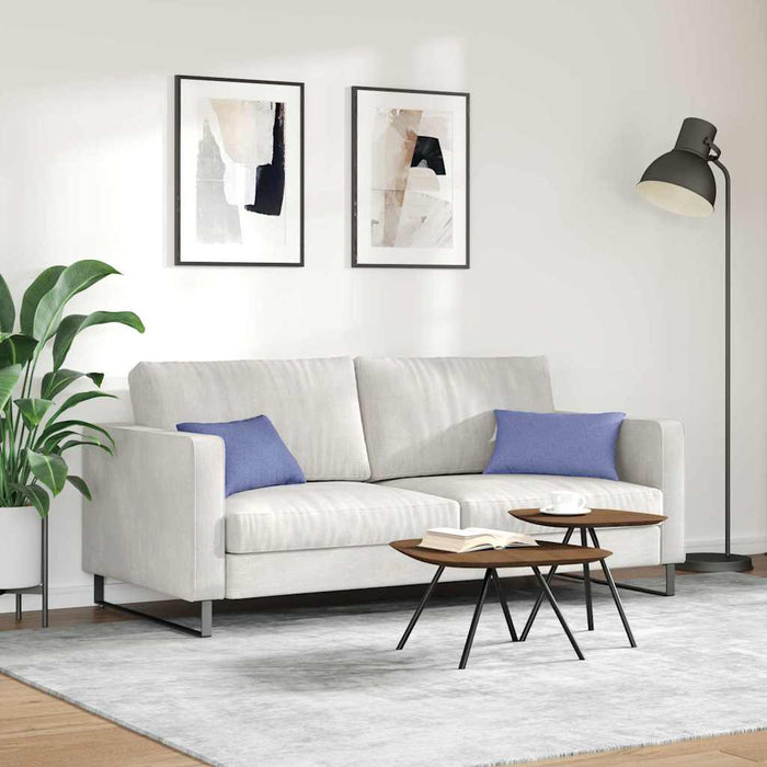 Perne pentru canapea 2 pcs Albastru Jeans 50 x 30 cm țesătură - WALTI WALTI