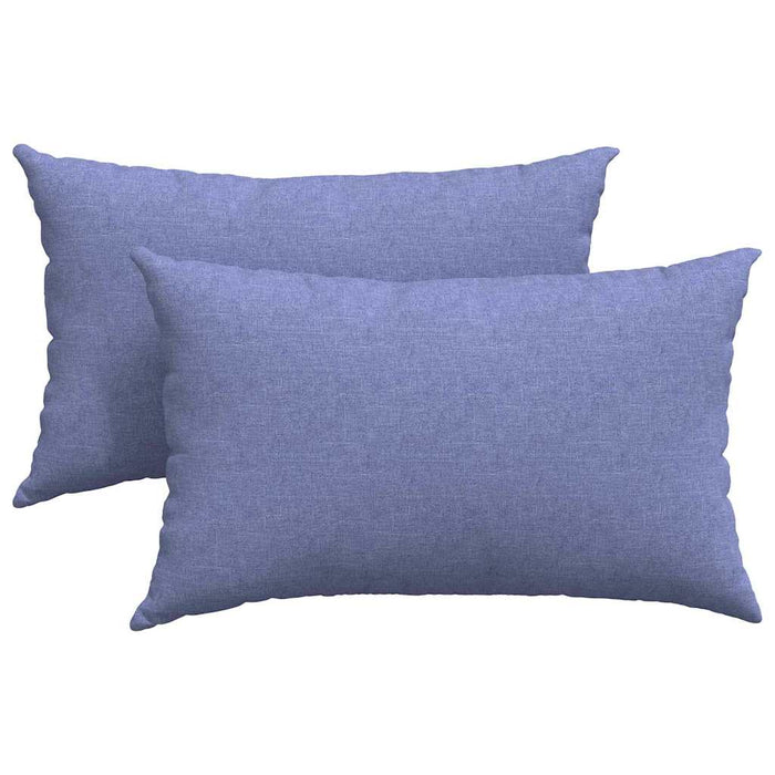 Perne pentru canapea 2 pcs Albastru Jeans 50 x 30 cm țesătură - WALTI WALTI