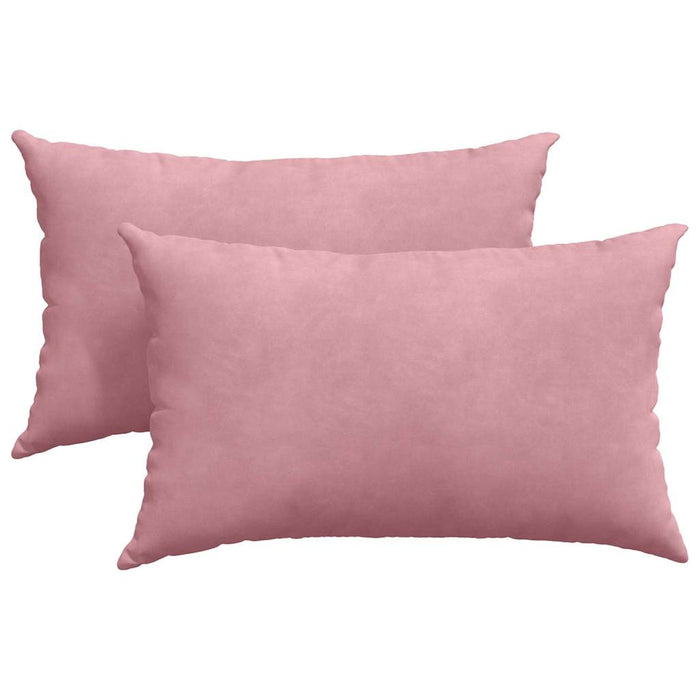Perne pentru canapea 2 pcs Roz 50 x 30 cm Țesătură din corduroy - WALTI WALTI