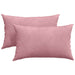 Perne pentru canapea 2 pcs Roz 50 x 30 cm Țesătură din corduroy - WALTI WALTI