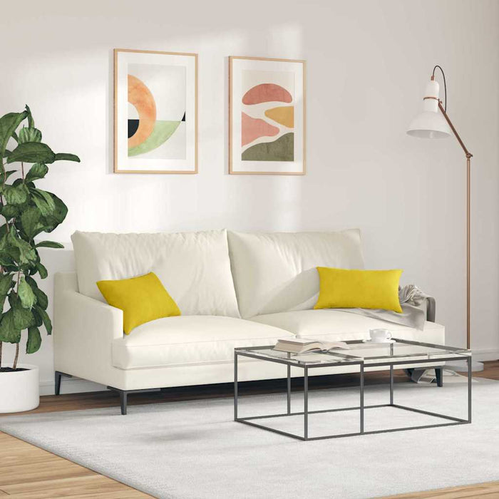 Perne pentru canapea 2 pcs Galben 50 x 30 cm - WALTI WALTI