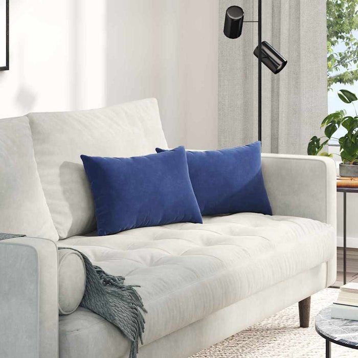 Perne pentru canapea 2 pcs Albastru Poliție 50 x 30 cm - WALTI WALTI