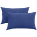 Perne pentru canapea 2 pcs Albastru Poliție 50 x 30 cm - WALTI WALTI