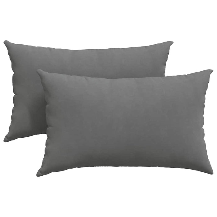 Perne pentru canapea 2 pcs Gri închis 50 x 30 cm țesătură WALTI