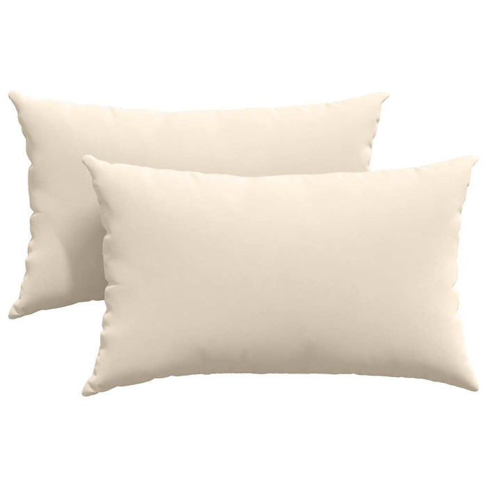 Perne pentru canapea 2 pcs Bej 50 x 30 cm țesătură WALTI