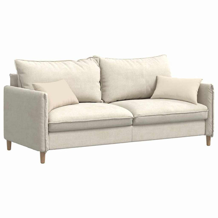 Perne pentru canapea 2 pcs Bej 50 x 30 cm țesătură WALTI