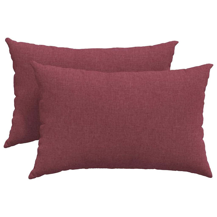 Perne pentru canapea 2 pcs Roșu Vin 60 x 40 cm țesătură - WALTI WALTI