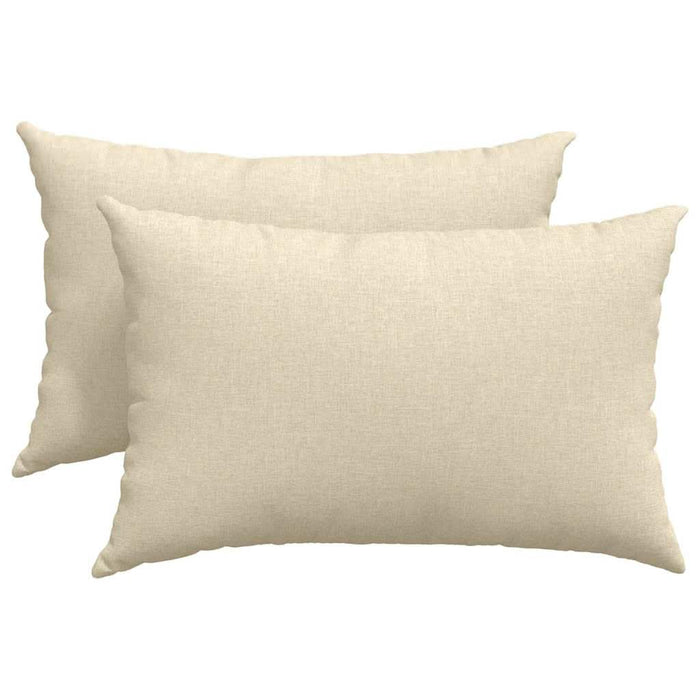 Perne pentru canapea 2 pcs Crem 60 x 40 cm țesătură - WALTI WALTI