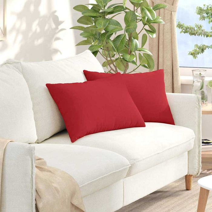 Perne pentru canapea 2 pcs Roșu 60 x 40 cm țesătură - WALTI WALTI