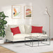 Perne pentru canapea 2 pcs Roșu 60 x 40 cm țesătură - WALTI WALTI