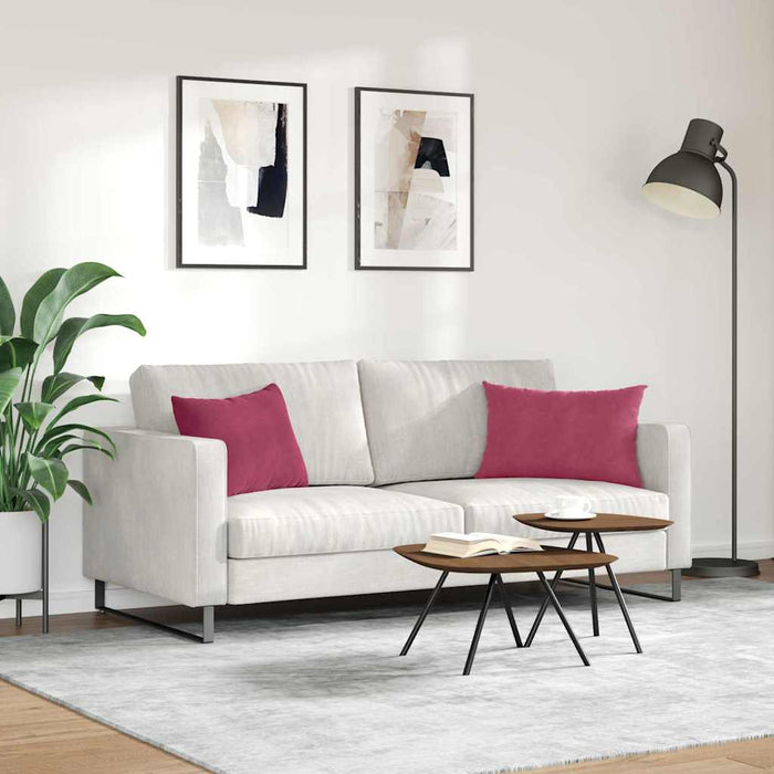 Perne pentru canapea 2 pcs Roșu Vin 60 x 40 cm - WALTI WALTI