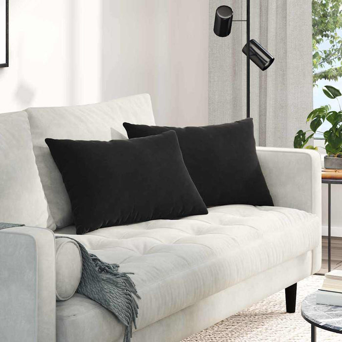 Perne pentru canapea 2 pcs Negru 60 x 40 cm - WALTI WALTI